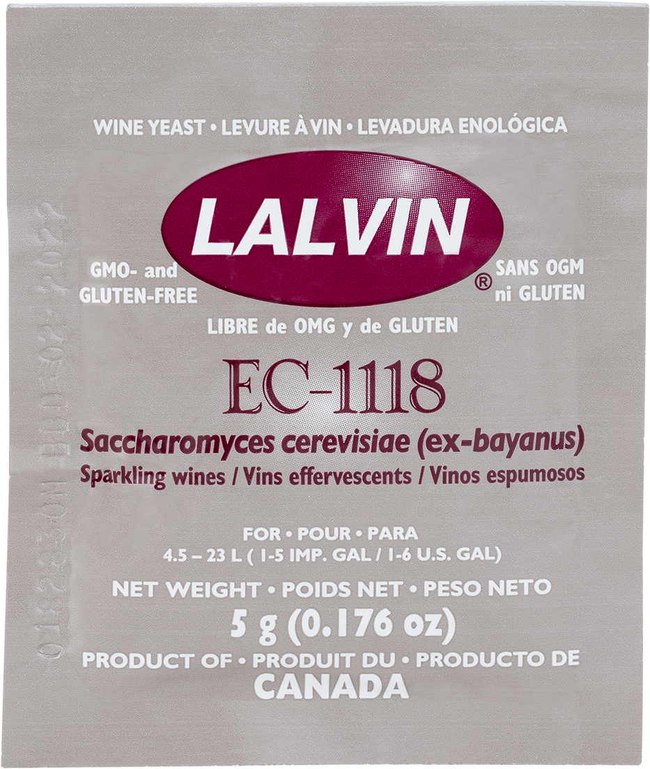 Lalvin EC-1118 Sparkling Wine Yeast