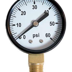 60 PSI Pressure Gauge