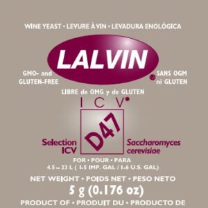 Yeast - Lalvin Champagne ICV D47